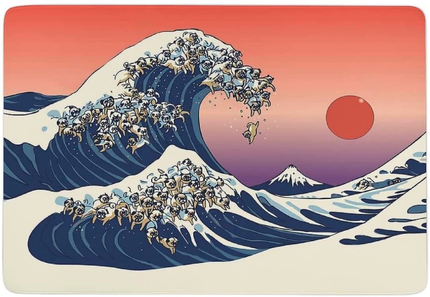 Японский рисунок волны - 66 фото