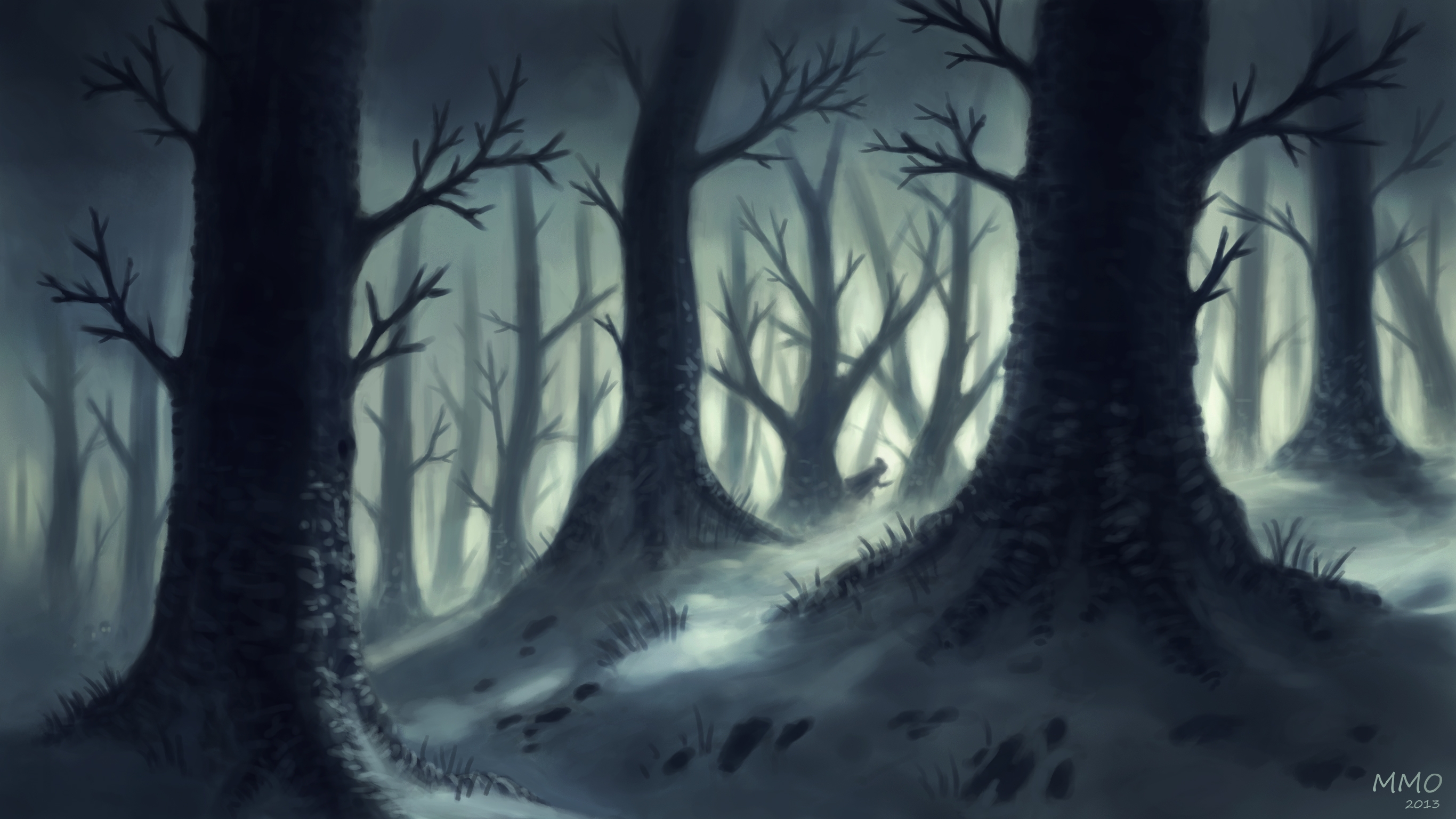 Таинственный темный лес - 72 фото