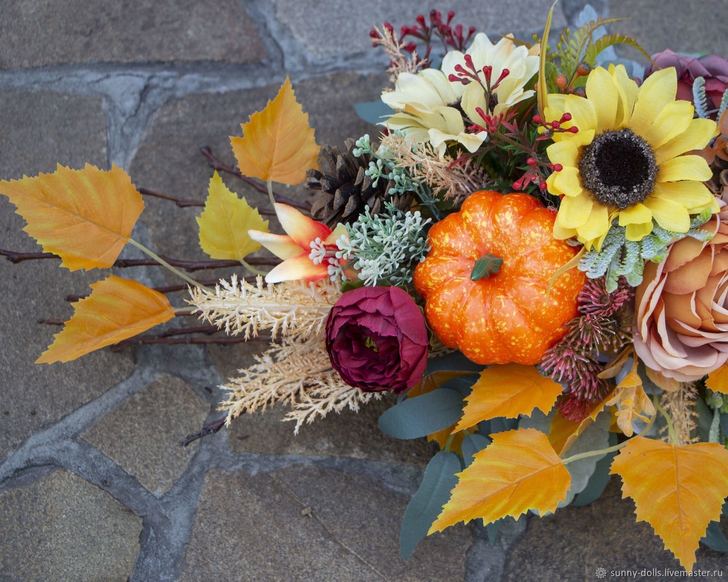 Осенняя композиция в садик (44 фото)