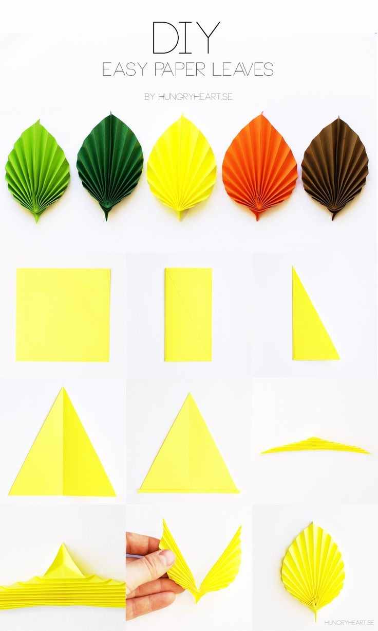 Кленовый лист оригами: пошаговая инструкция