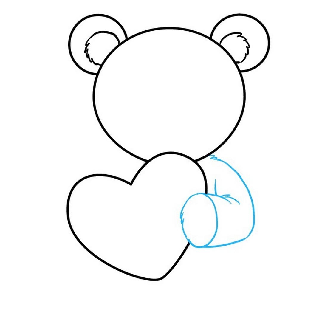Мишки легкие карандашом. Мишка с сердечком карандашом. Рисунок медвежонка для срисовки. Мишка рисунок для срисовки. Медвежонок с сердечком рисунок.