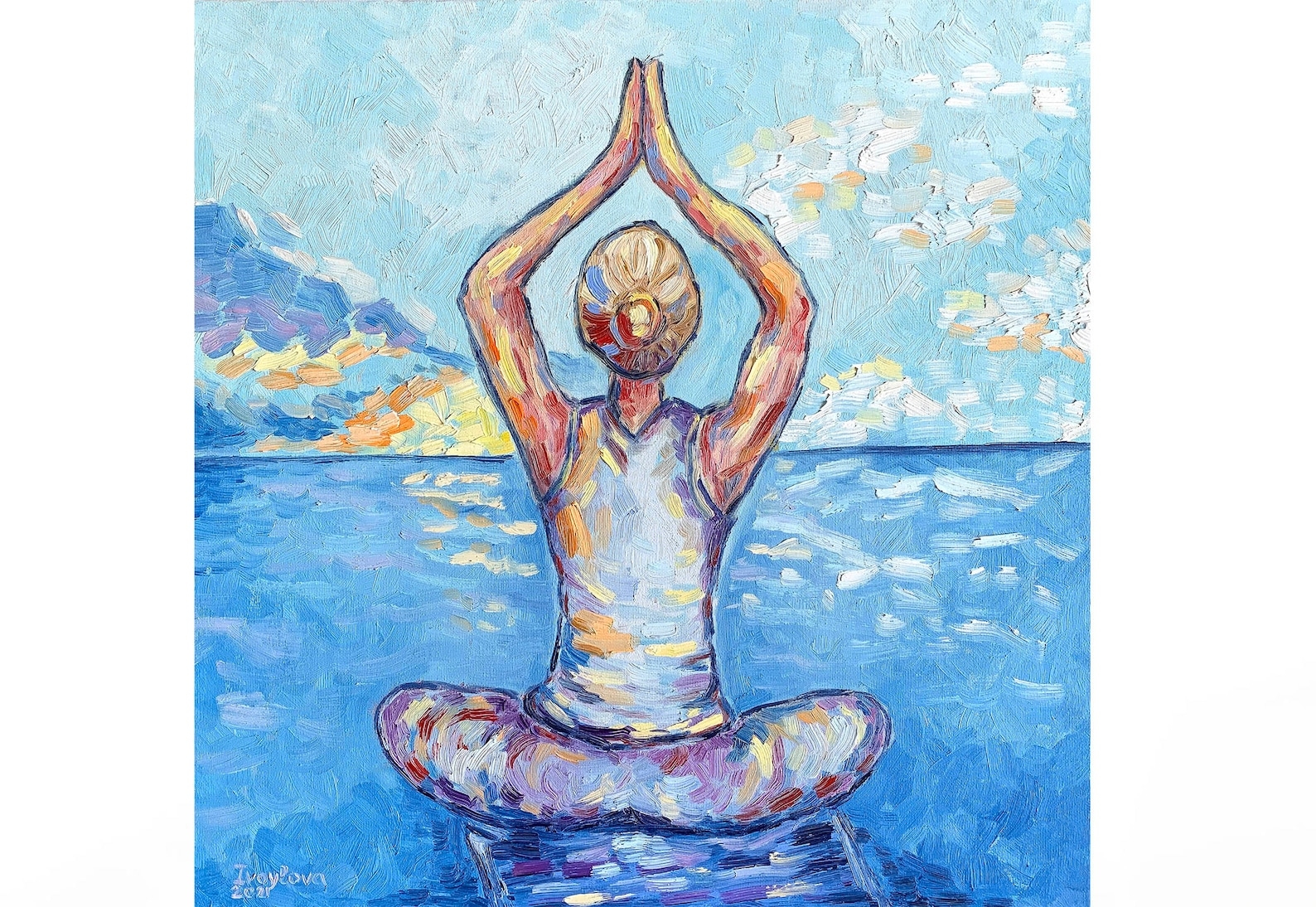 Рыба йог. Йога живопись. Медитативная живопись. Йога картина. Картина медитация.