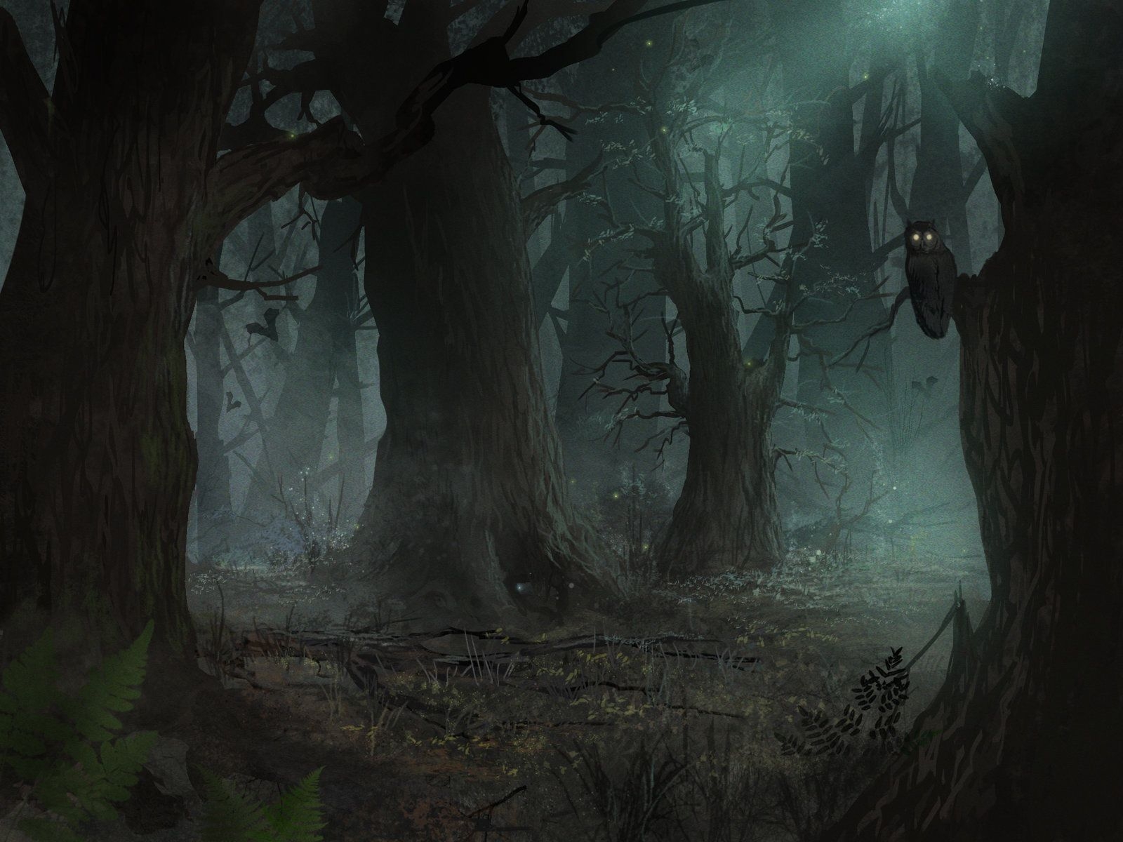 Густой страшный лес - 71 фото