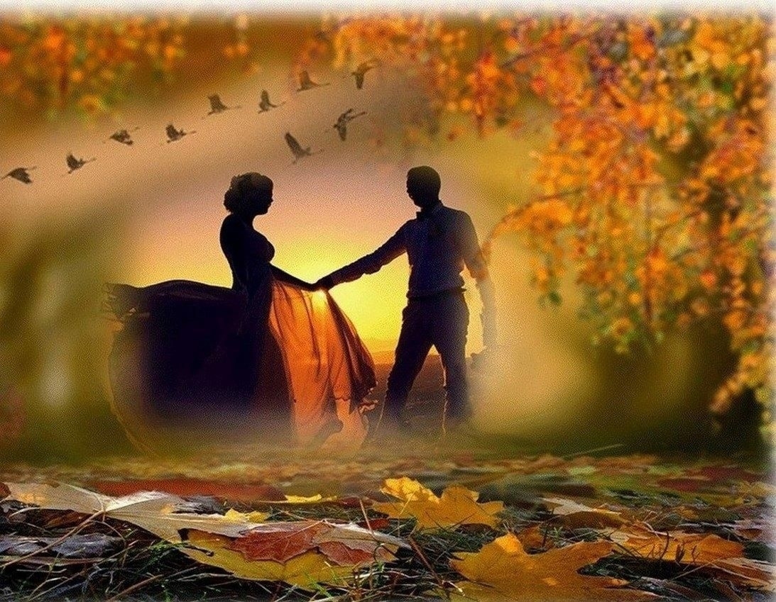 Счастливо прощание. Осенняя любовь. Осень любовь. Романтичная осень. Осенняя романтика.