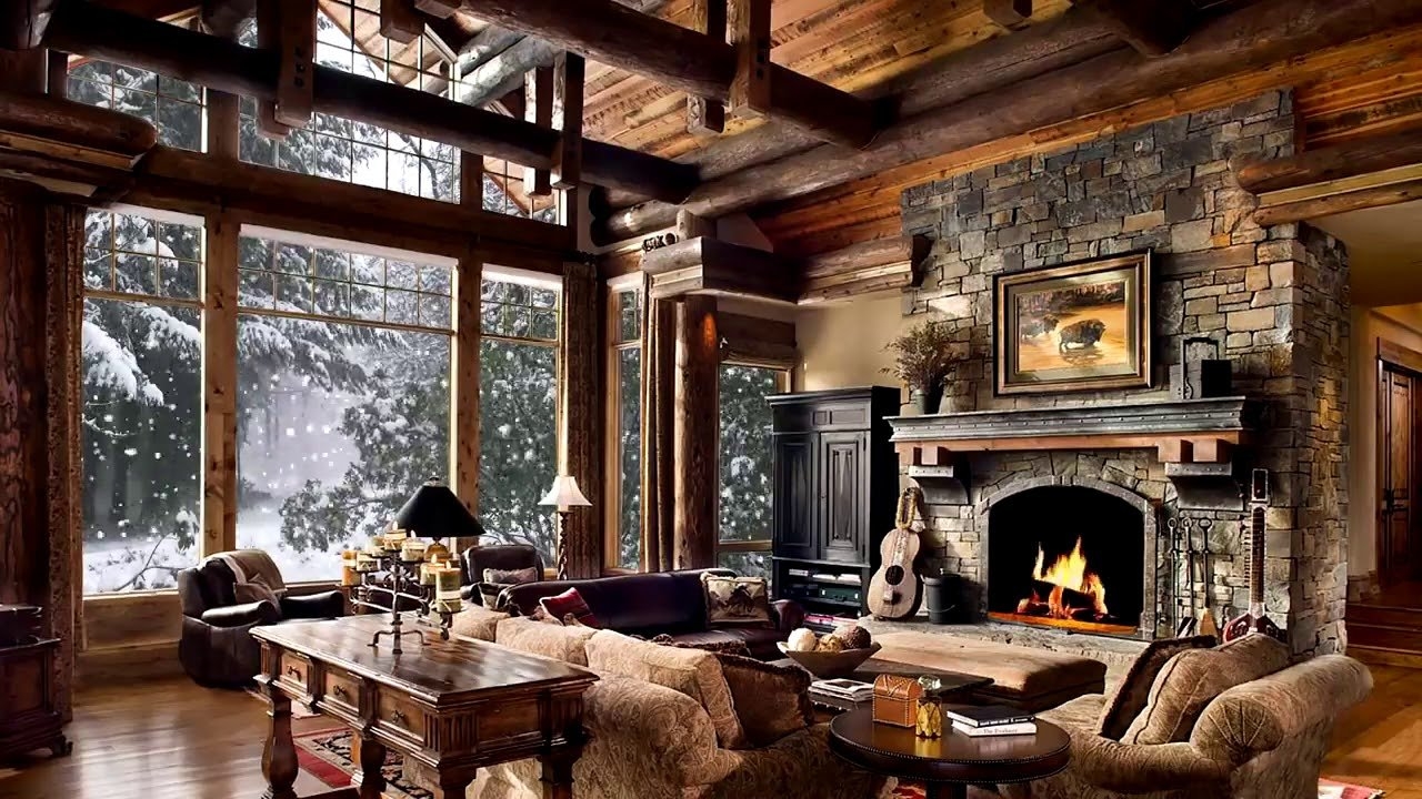 Обои зима, лес, снег, дома картинки на рабочий стол, раздел пейзажи - скачать