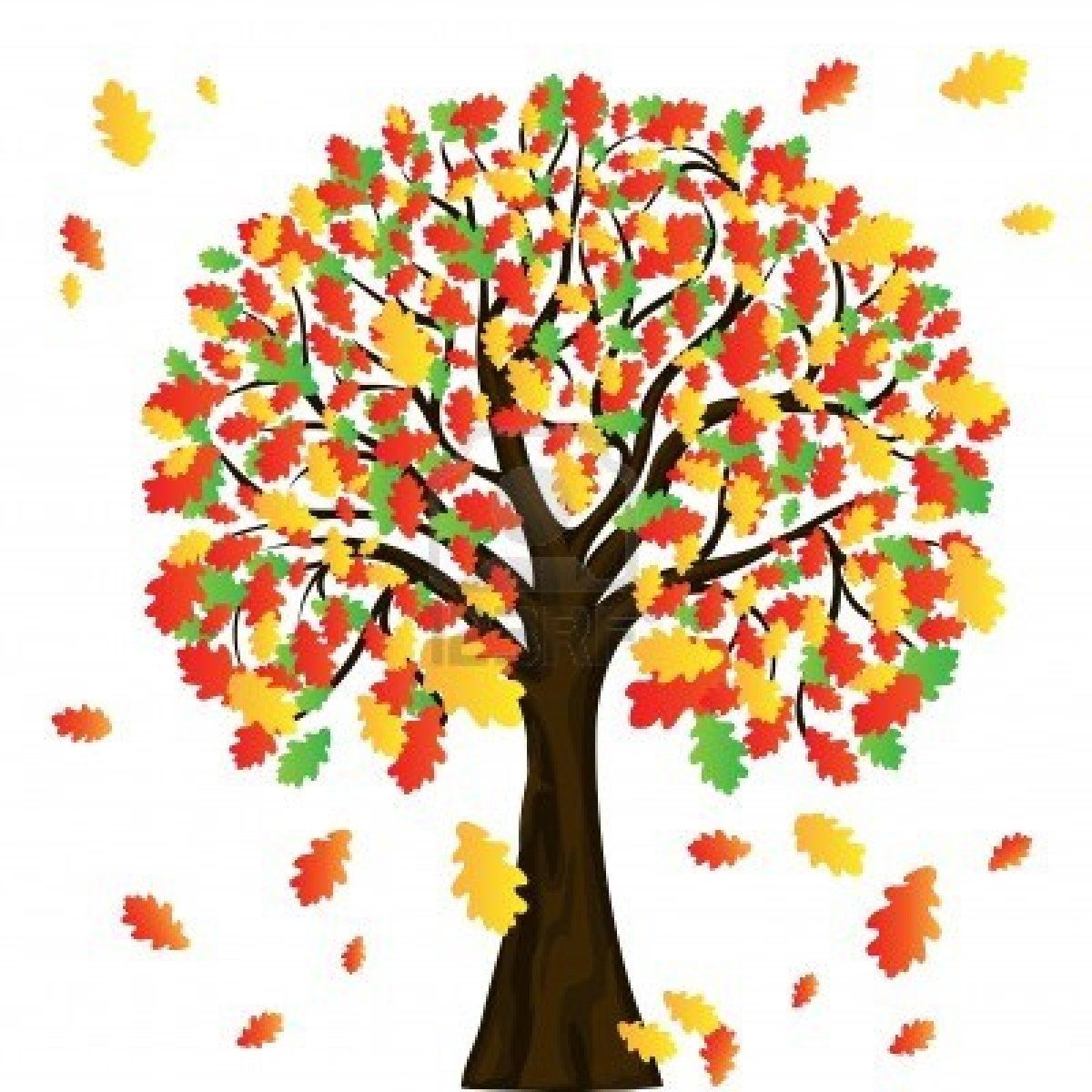 Осенние деревья рисунки