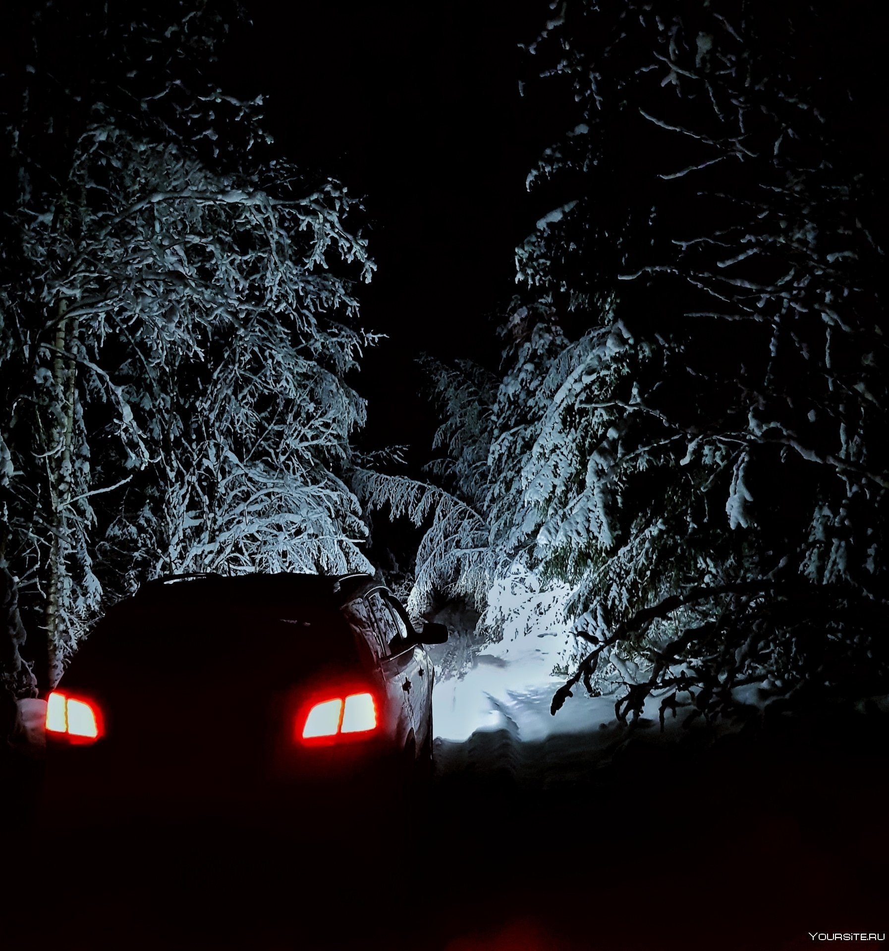 Автомобиль зимой - 57 фото