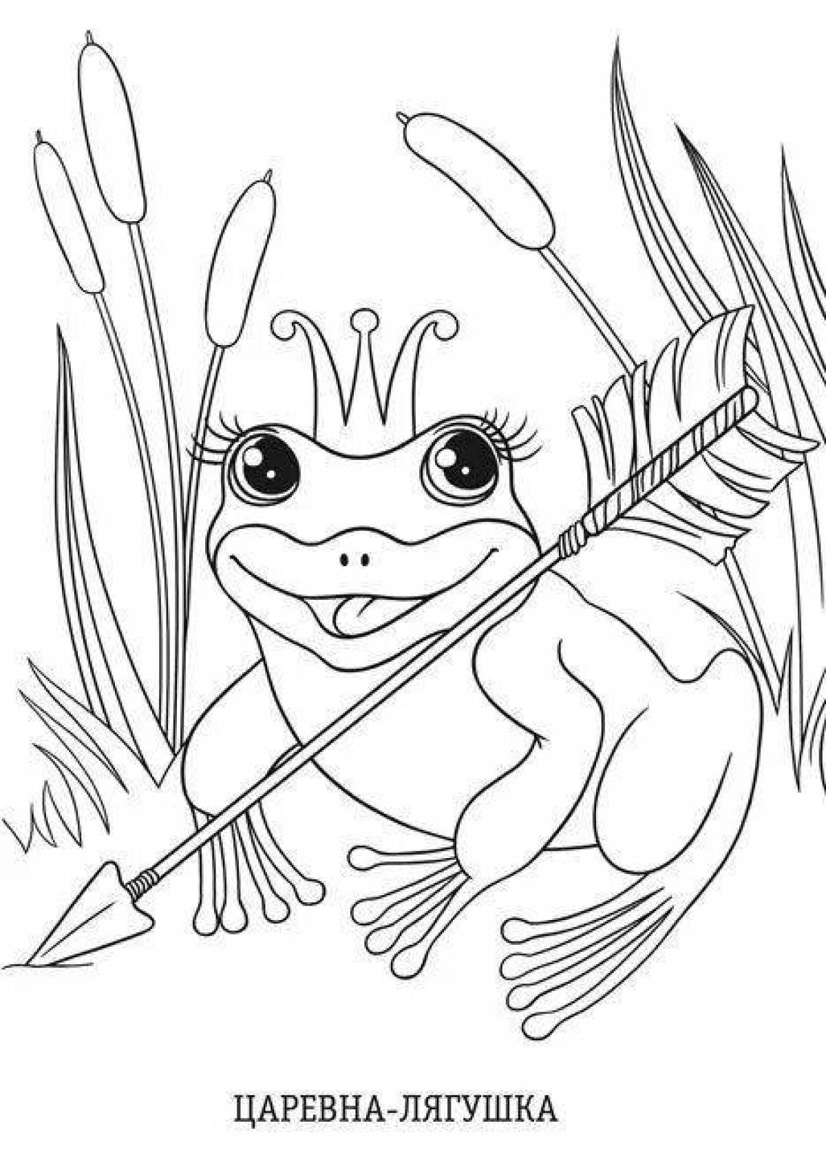 Срисовки царевны-лягушки (50 картинок)