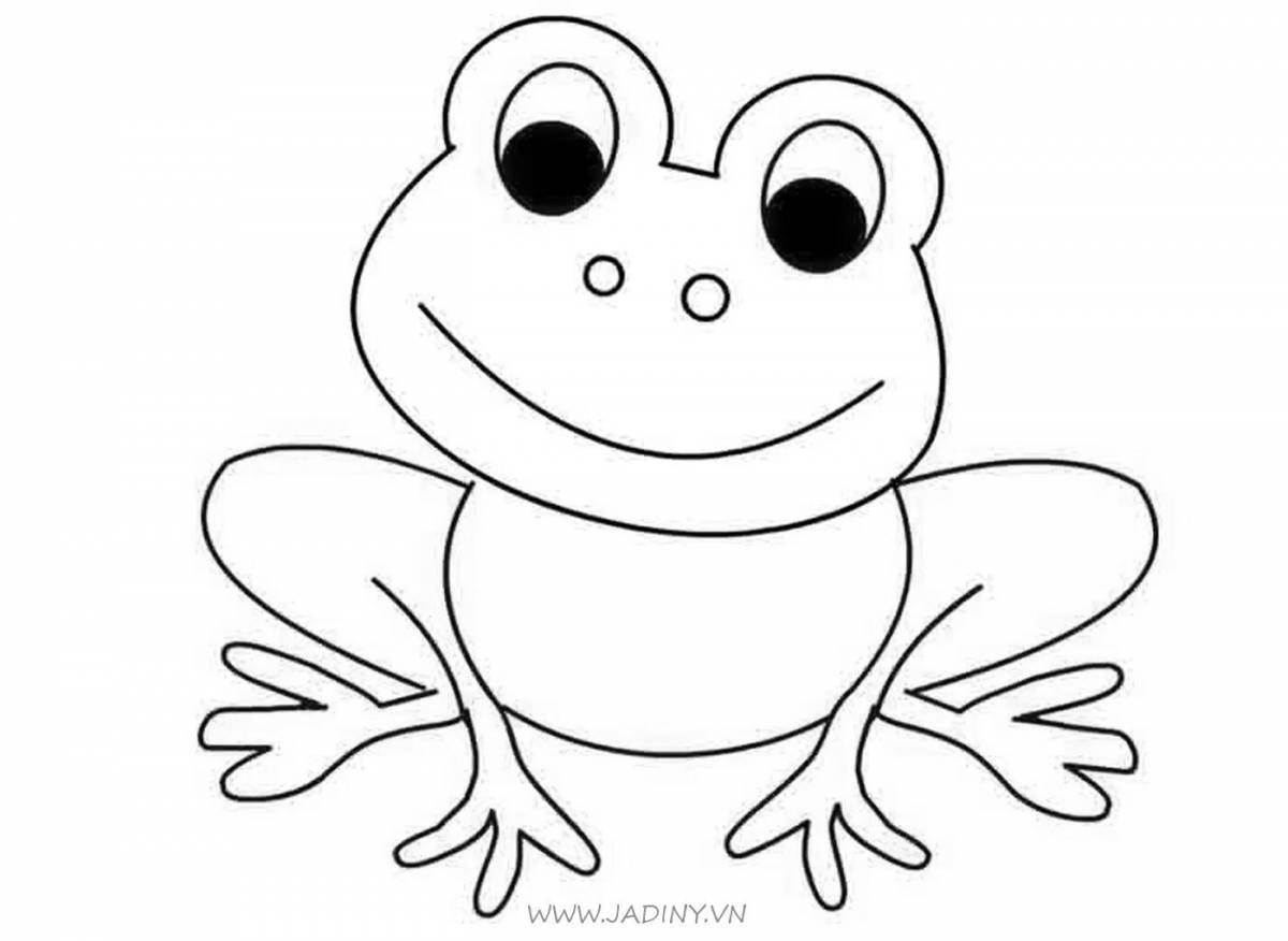 Изображения по запросу Раскраска лягушка