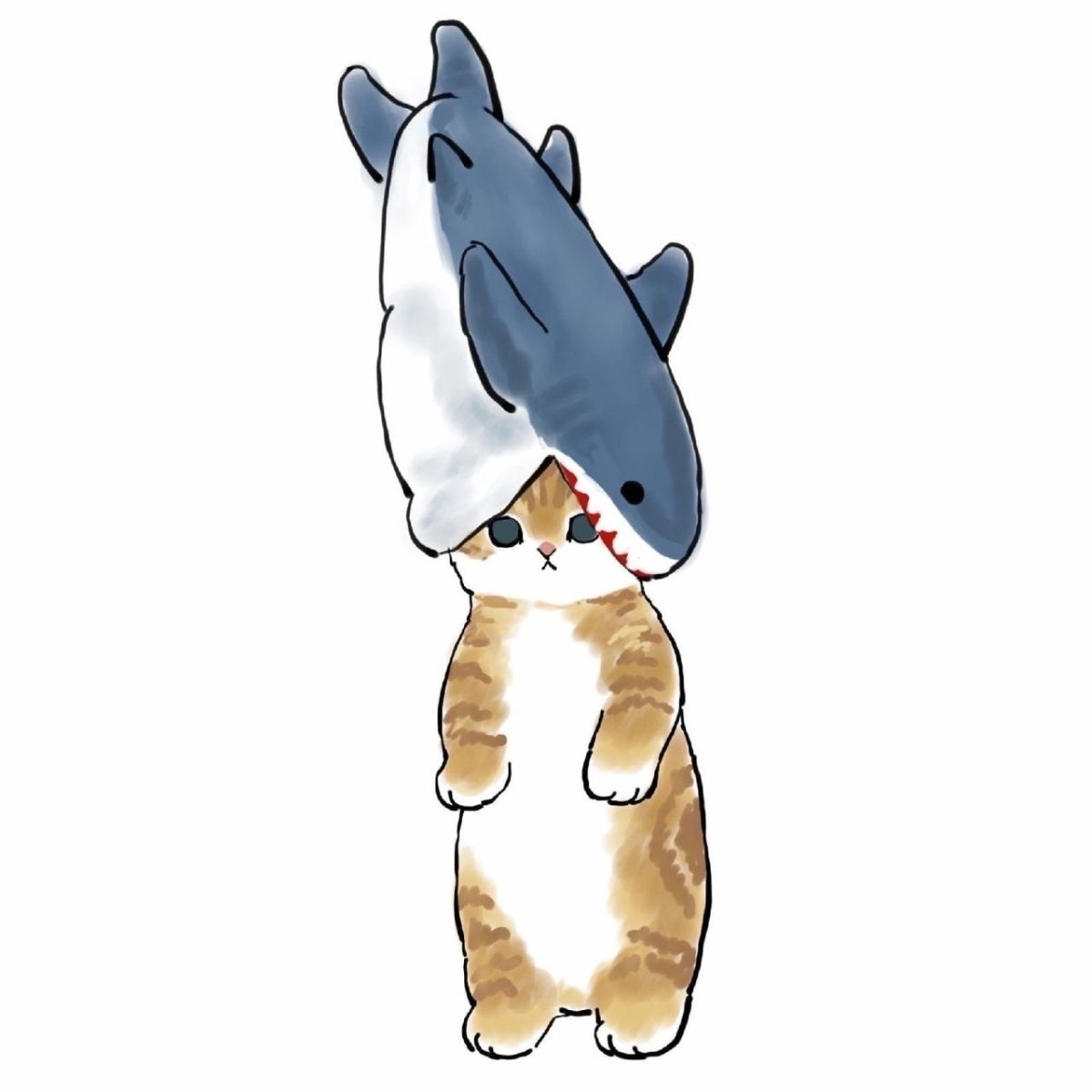 Котенок в шапке лягушки рисунок - 79 фото