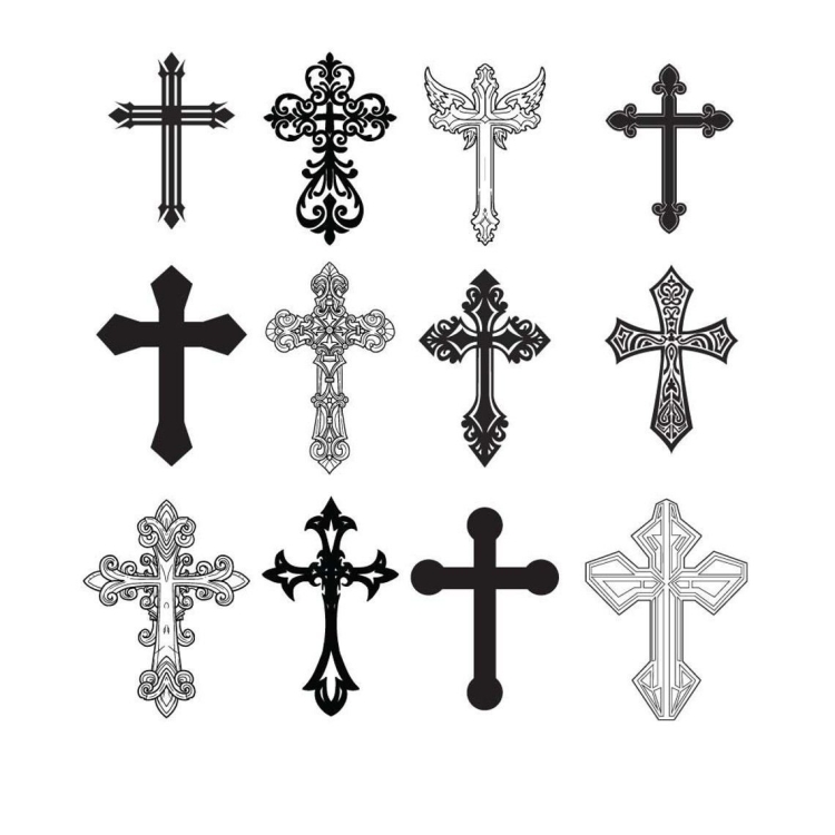 Татуировки крест: значение и 46 фото и эскизов