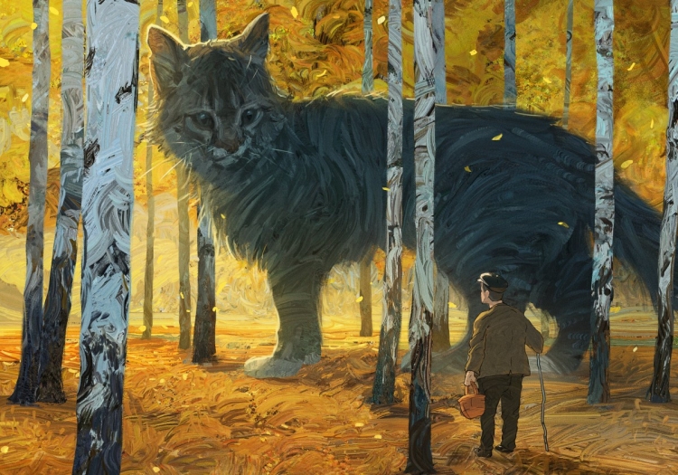 Большой кот в лесу