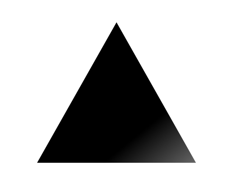 Черный треугольник рисунок