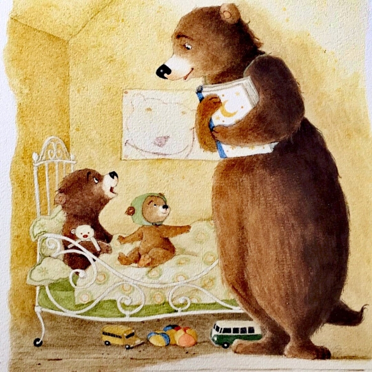 Мама медведица рисунок