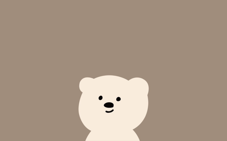 Медведь минимализм рисунок