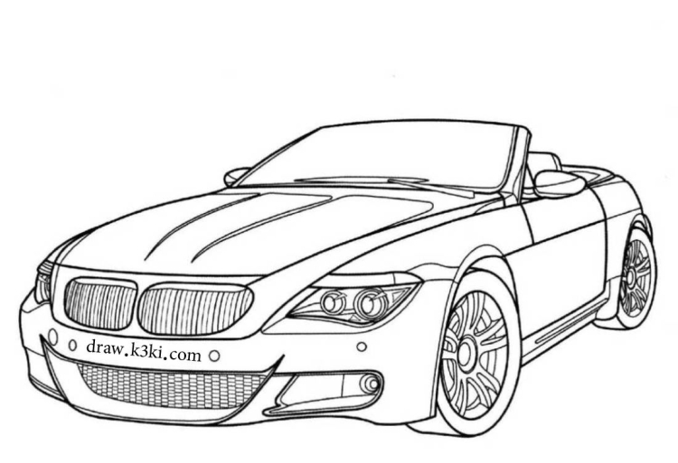 Раскраски машины БМВ i8
