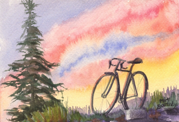 Велосипед для езды по лесу