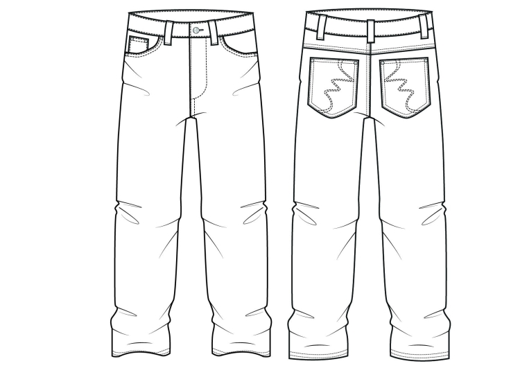 Белые мужские джинсы осенью