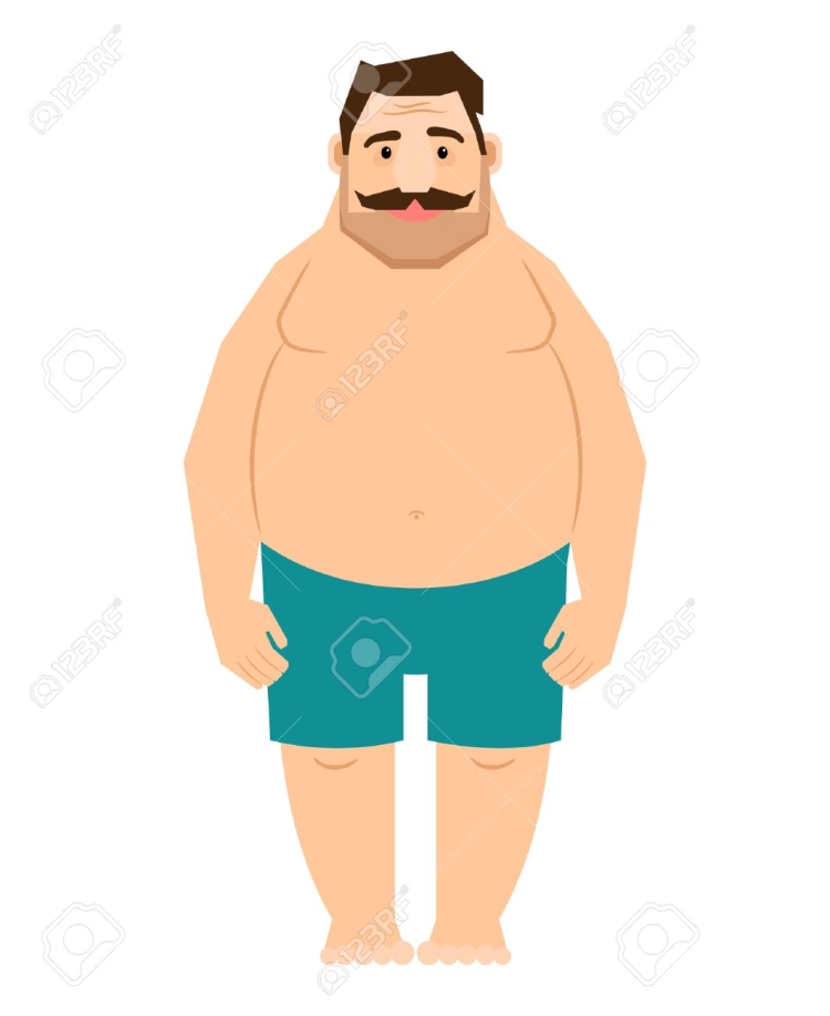 Толстый мужик в плавках (50 фото)
