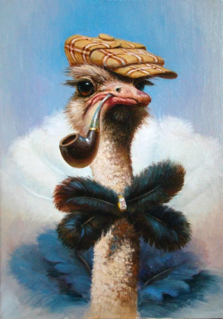 Картина Страусы