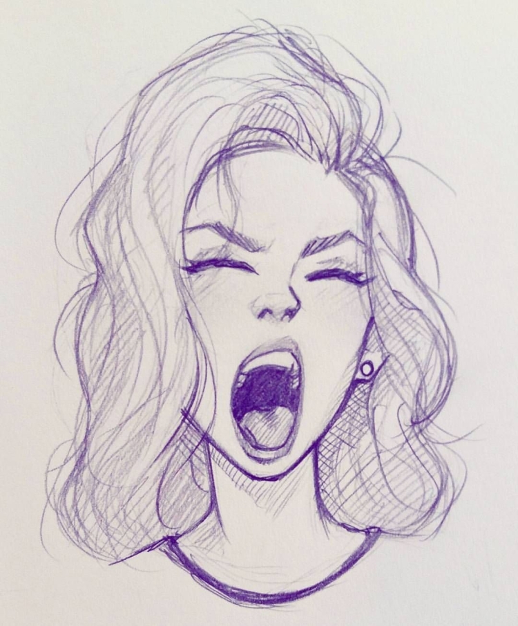 Красивые рисунки девушек карандашом