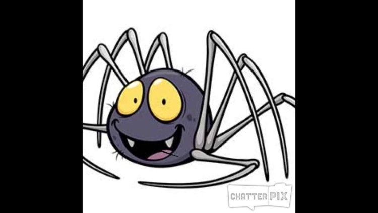 Рисунок прикольный паук