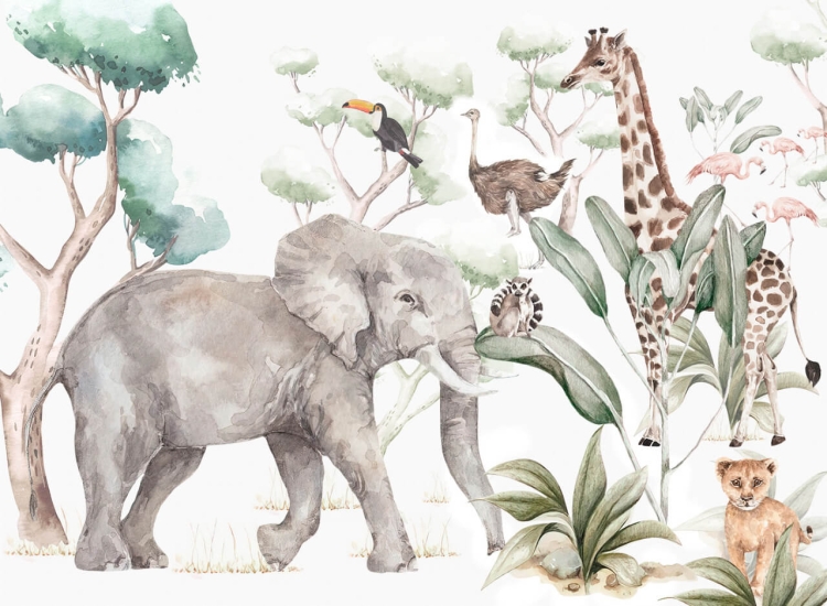 Слоны саванны и тропического леса