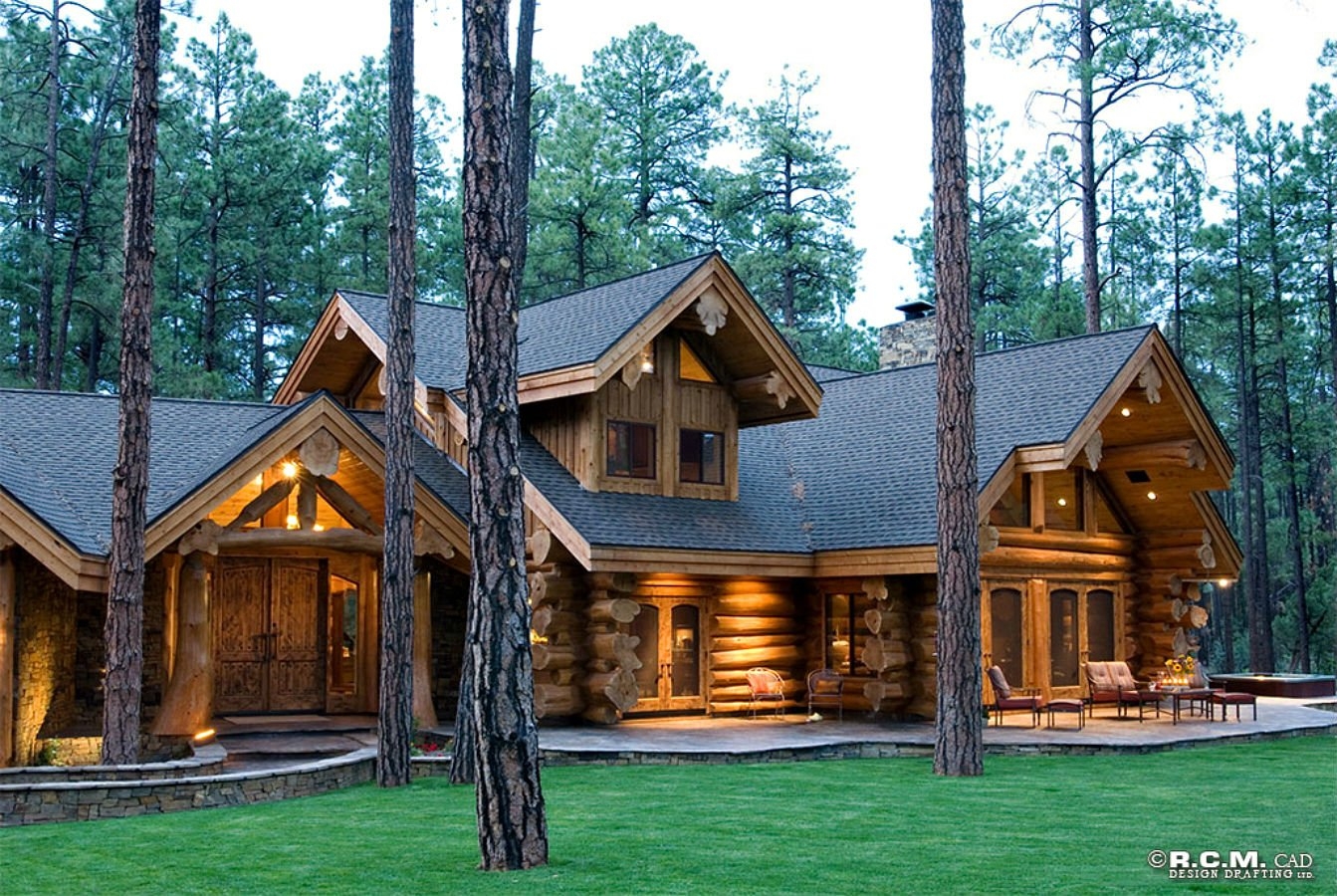Дом среди сосен: какое здание можно построить, если ваш участок находится в сосновом лесу
