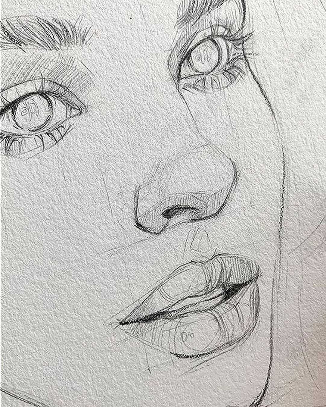 Как нарисовать лицо человека: карандашом поэтапно