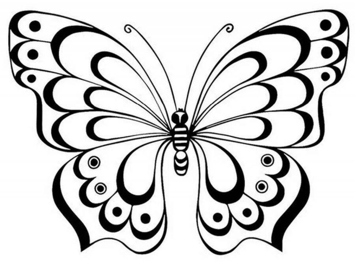 Раскраски по номерам на картоне «Бабочки» 30 × 40 см