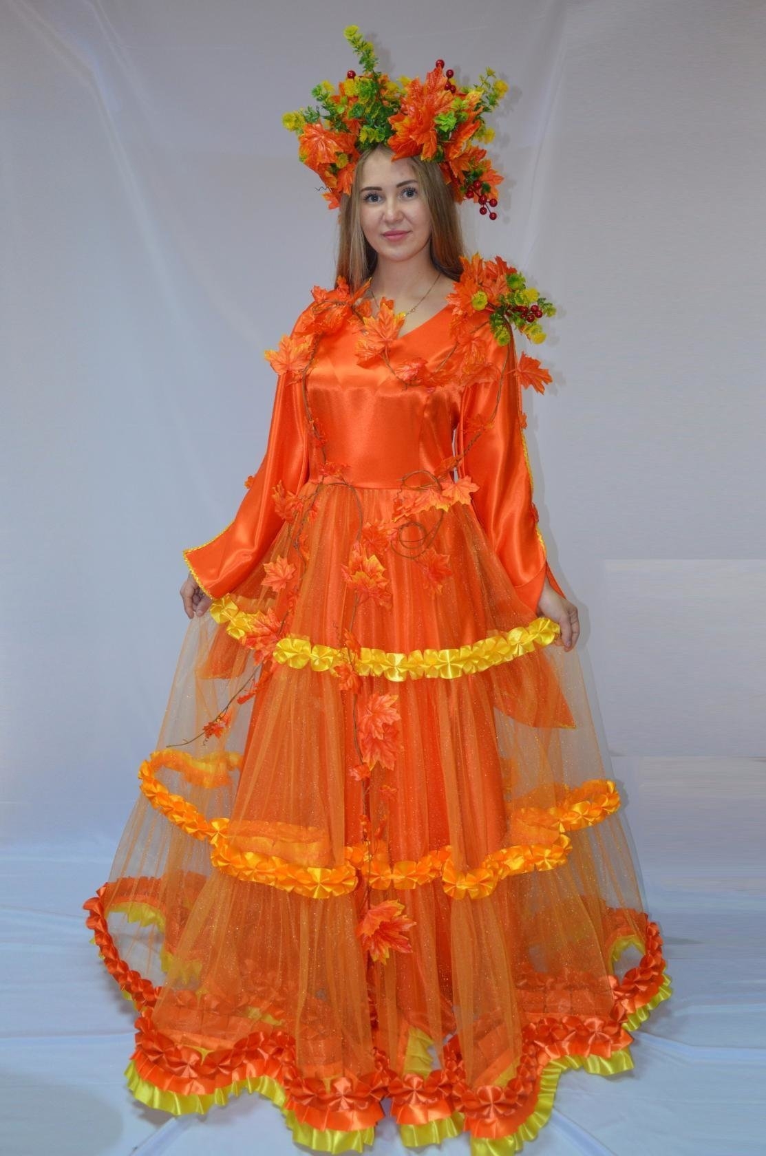 Взрослый карнавальный костюм Осень, 46-52 размер фото