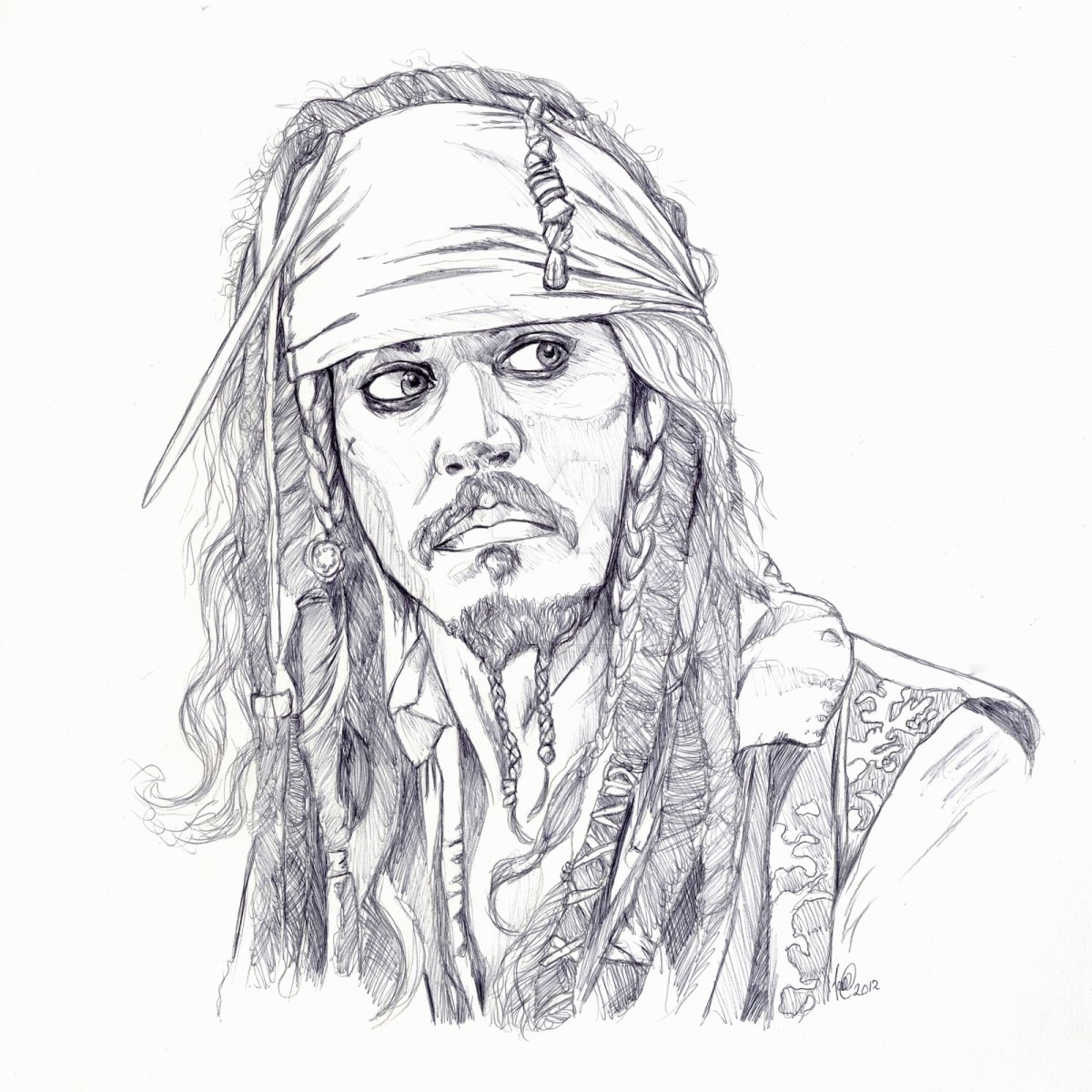 Рисунки в стиле пиратов карибского моря - 71 фото