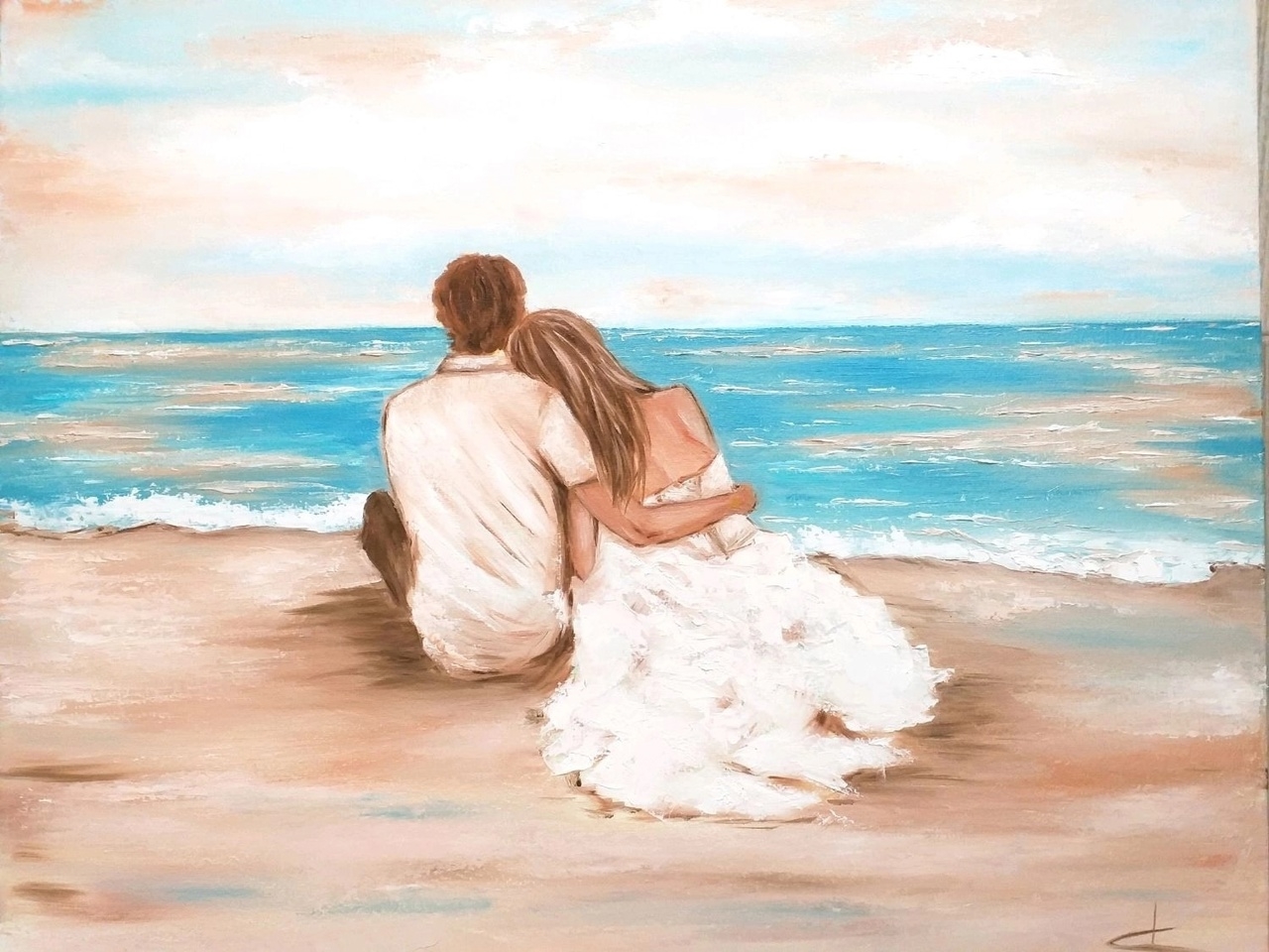 Влюбленные на море живопись. Двое у моря живопись. Картина влюбленные на берегу моря. Пара влюбленных на берегу моря картина.