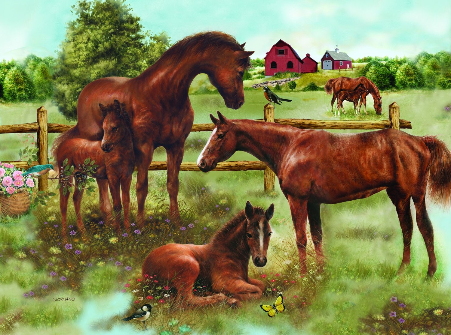 Лошадь с жеребенком. Картина лошади. Семья лошадей. Лошадь с жеребенком для детей.