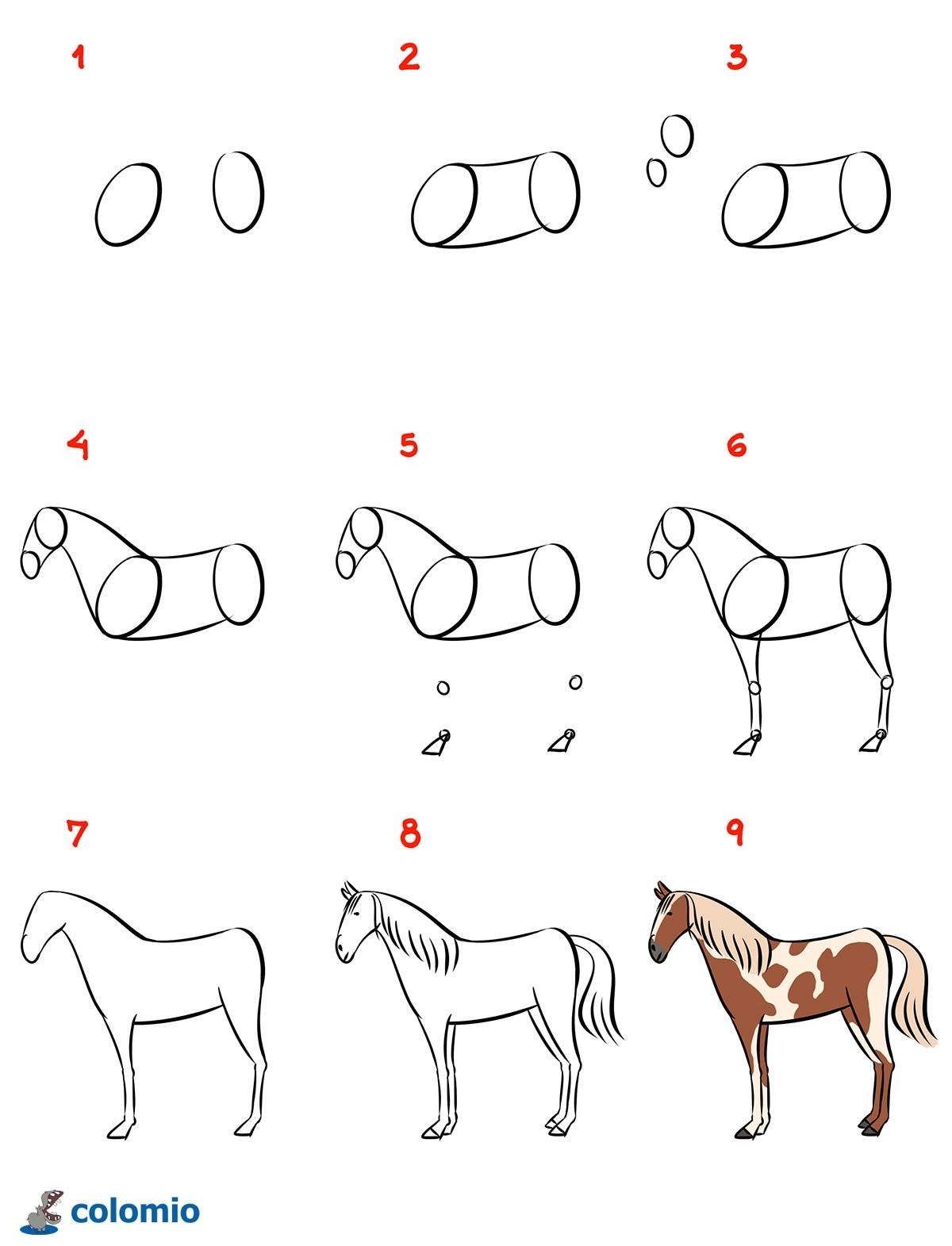 Как нарисовать собаку поэтапно