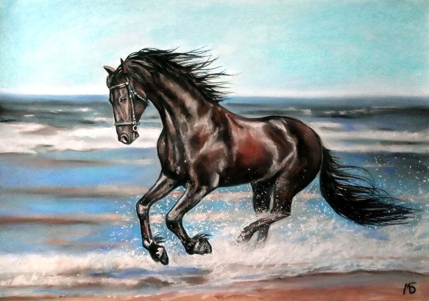 красивые картины художников лошади