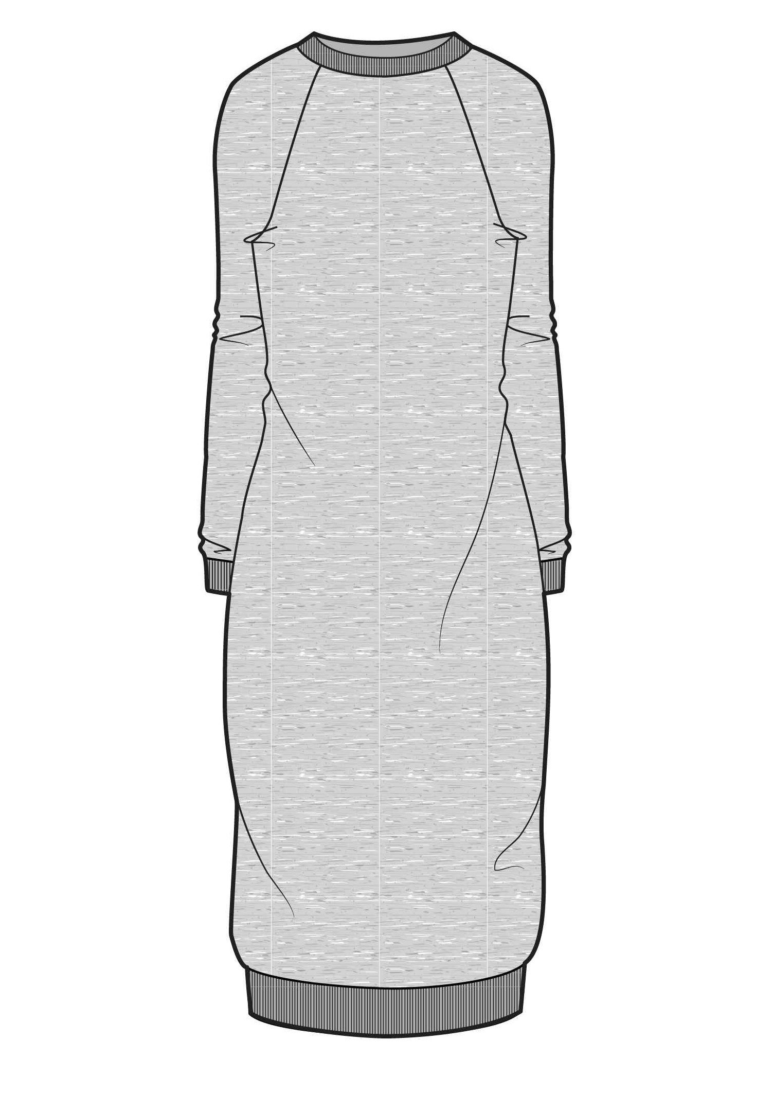 Удлиненный рисунок. Эскиз трикотажного платья. Технический эскиз платья. Лекало платье толстовка. Технический эскиз платья из трикотажа.