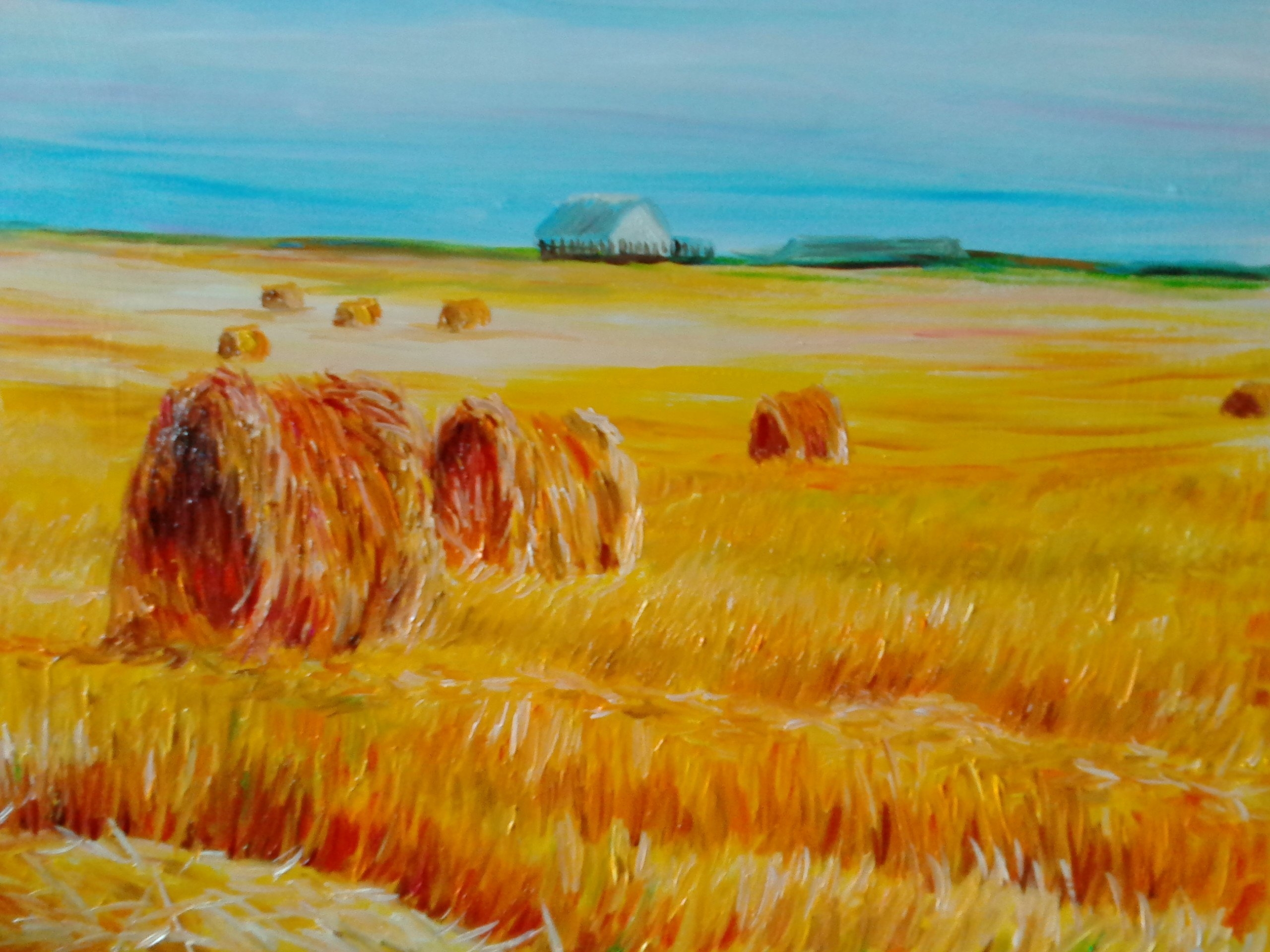 Осеннее сено. Куинджи стога сена. Конин художник пшеничное поле. Куинджи поле пшеницы.