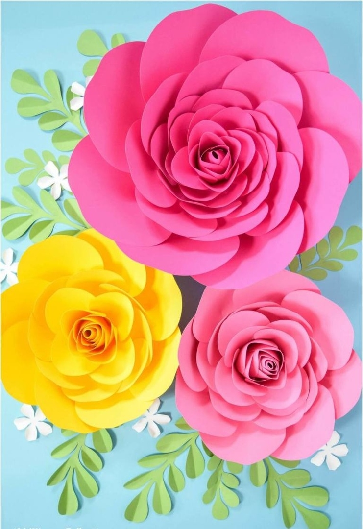 Чудо-тв. креповые цветы своими руками роза 3 цве 02556