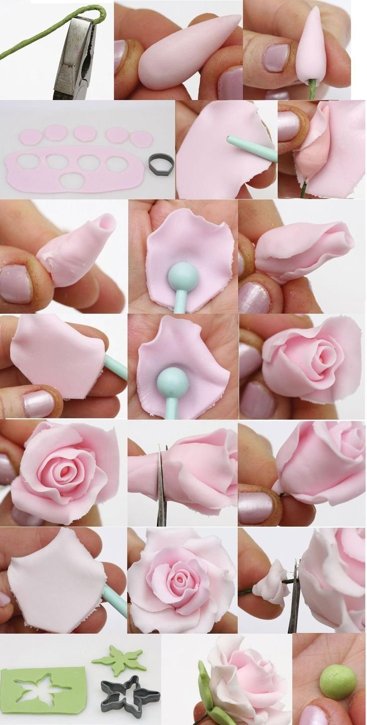 Цветы из мастики своими руками пошагово: интересный урок для сладкоежек