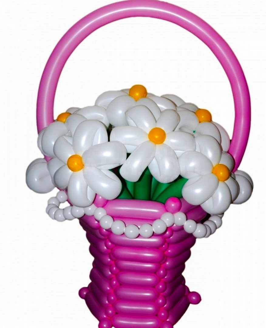 Ваза из шаров. Букет из 160 ШДМ. Букеты из шариков ШДМ. Корзина с цветами из шаров. Корзинки с цветами из воздушных шаров.