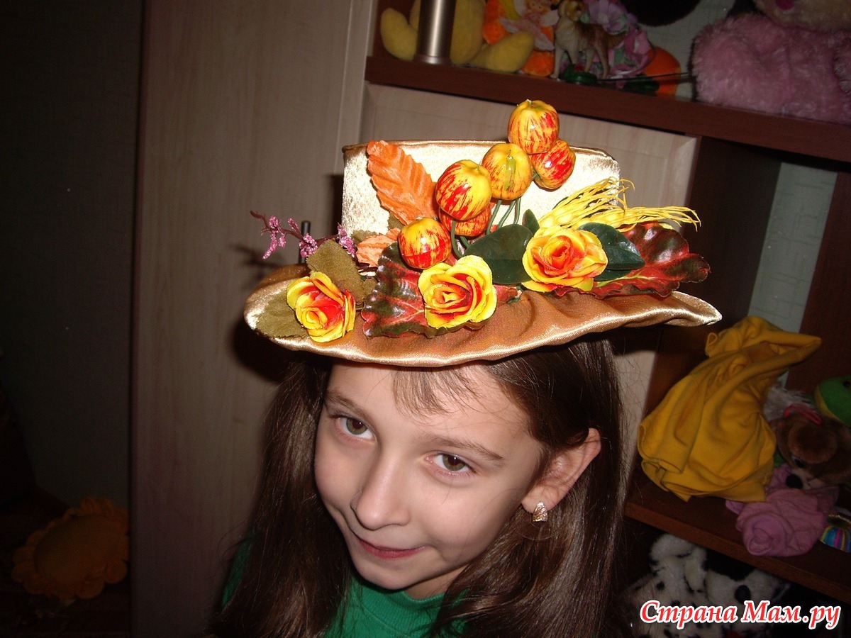 Осенняя шляпка своими руками - 73 фото