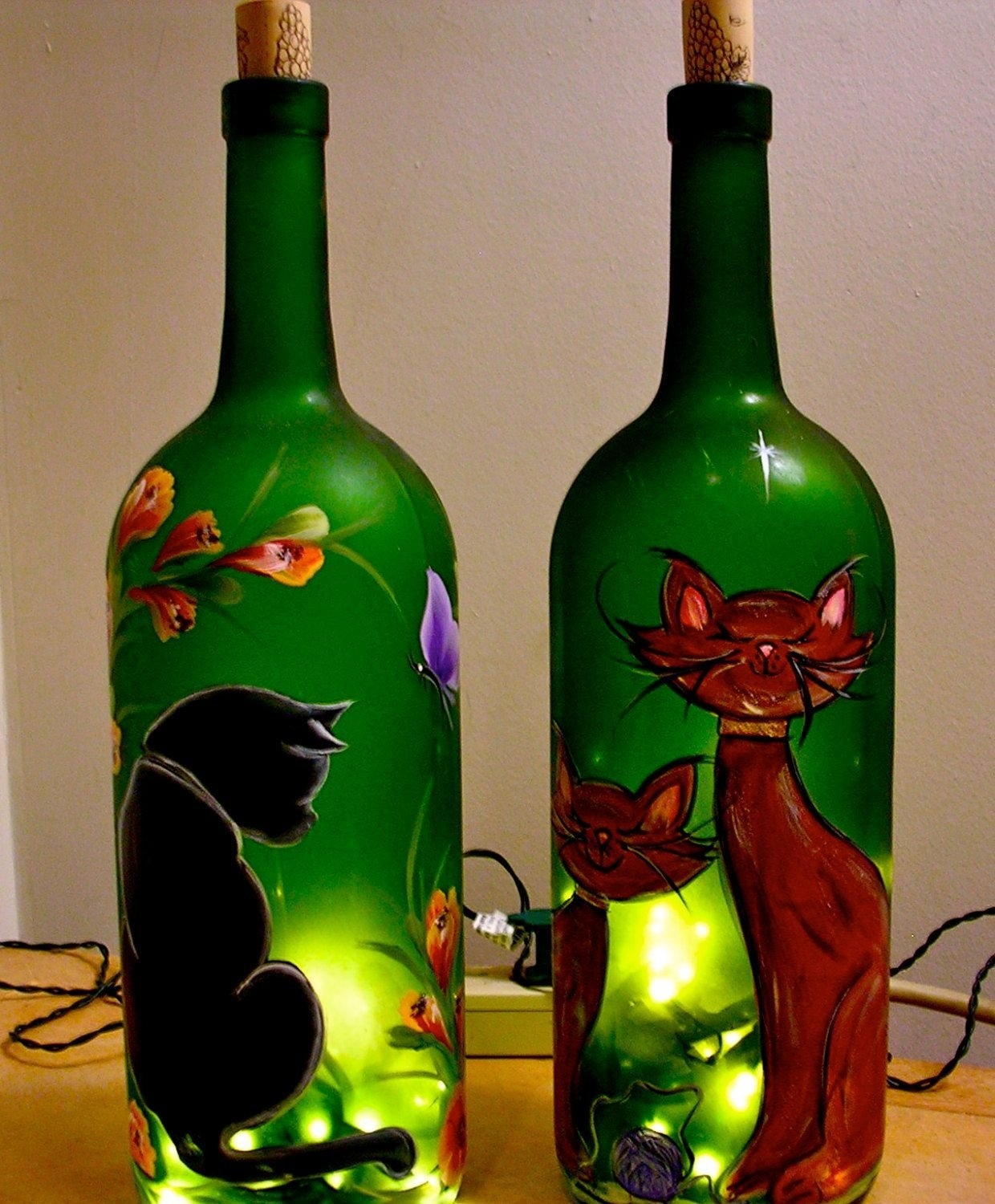 Роспись стеклянных бутылок Изображения – скачать бесплатно на Freepik
