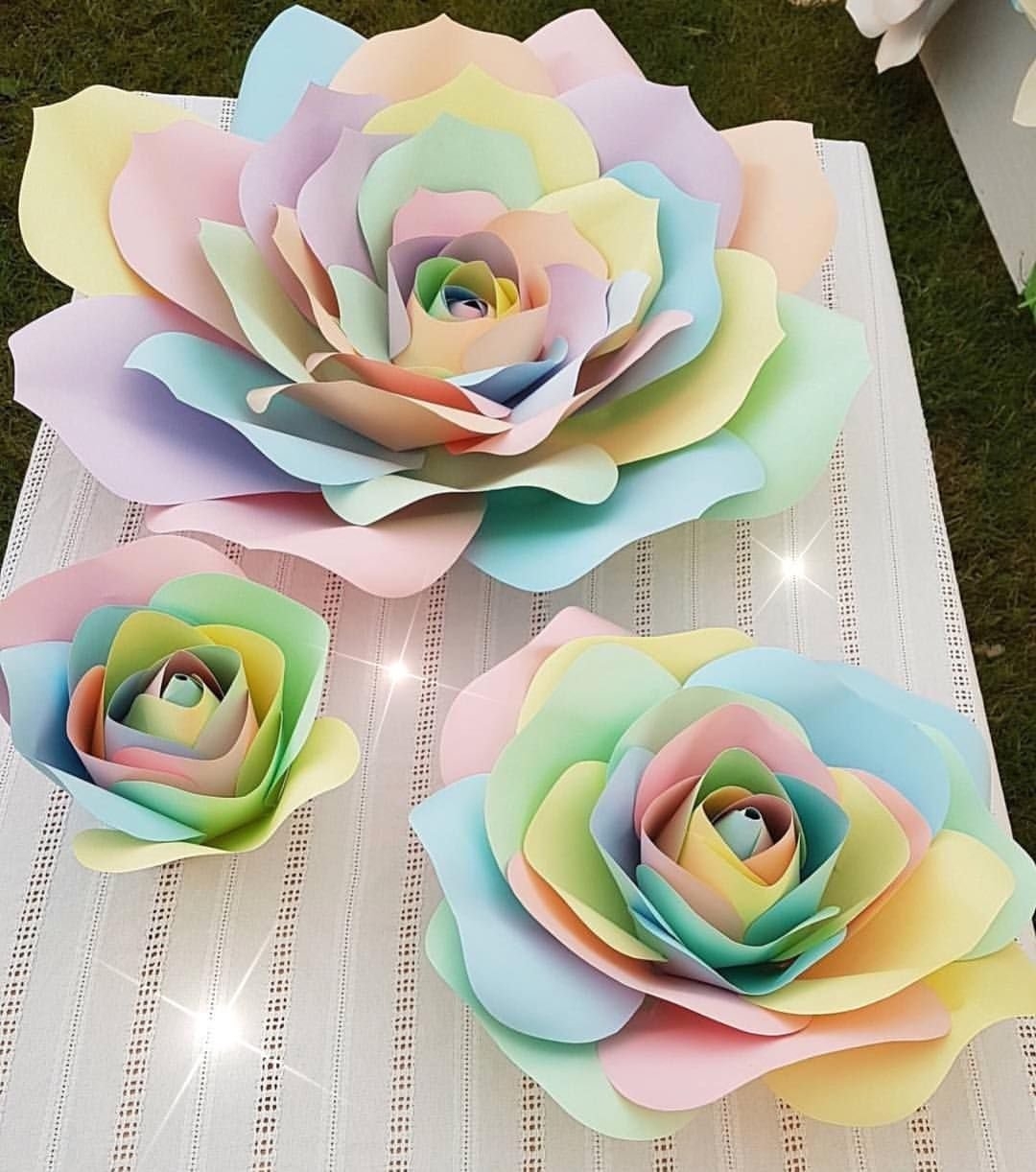 Цветы из бумаги своими руками — больше 70 вариантов