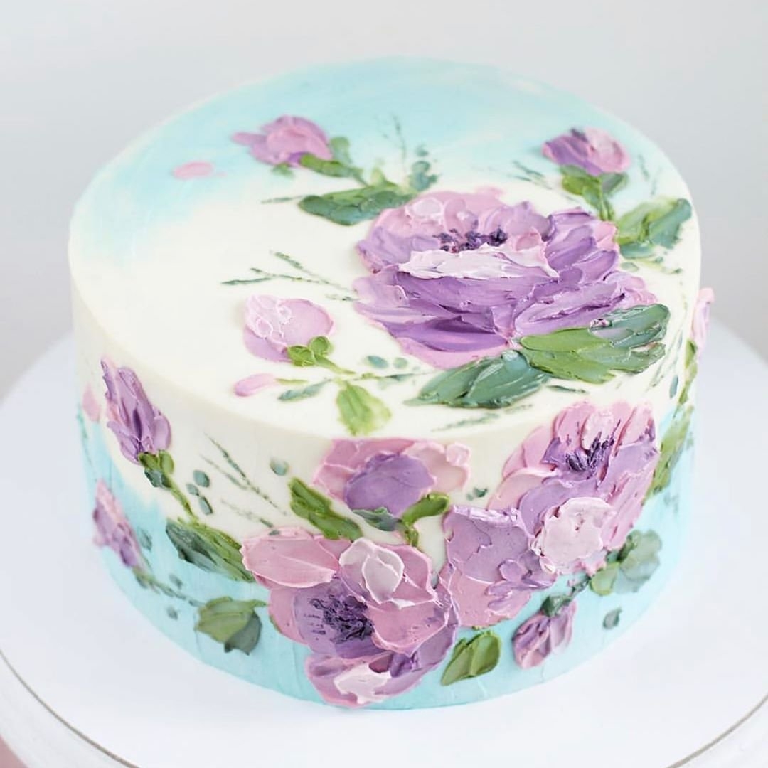 Весенний торт своими руками: цветочное украшение торта