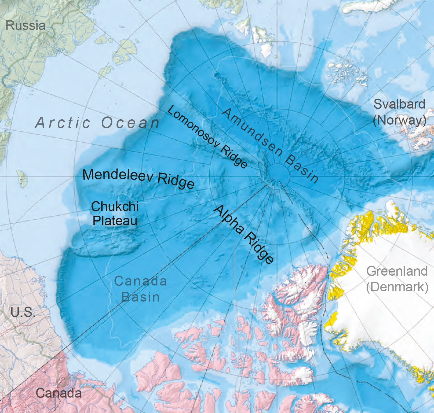 План северно ледовитого океана. Северный Ледовитый океан на карте. Карта Северо Ледовитого океана. Заливы Северного Ледовитого океана на карте.