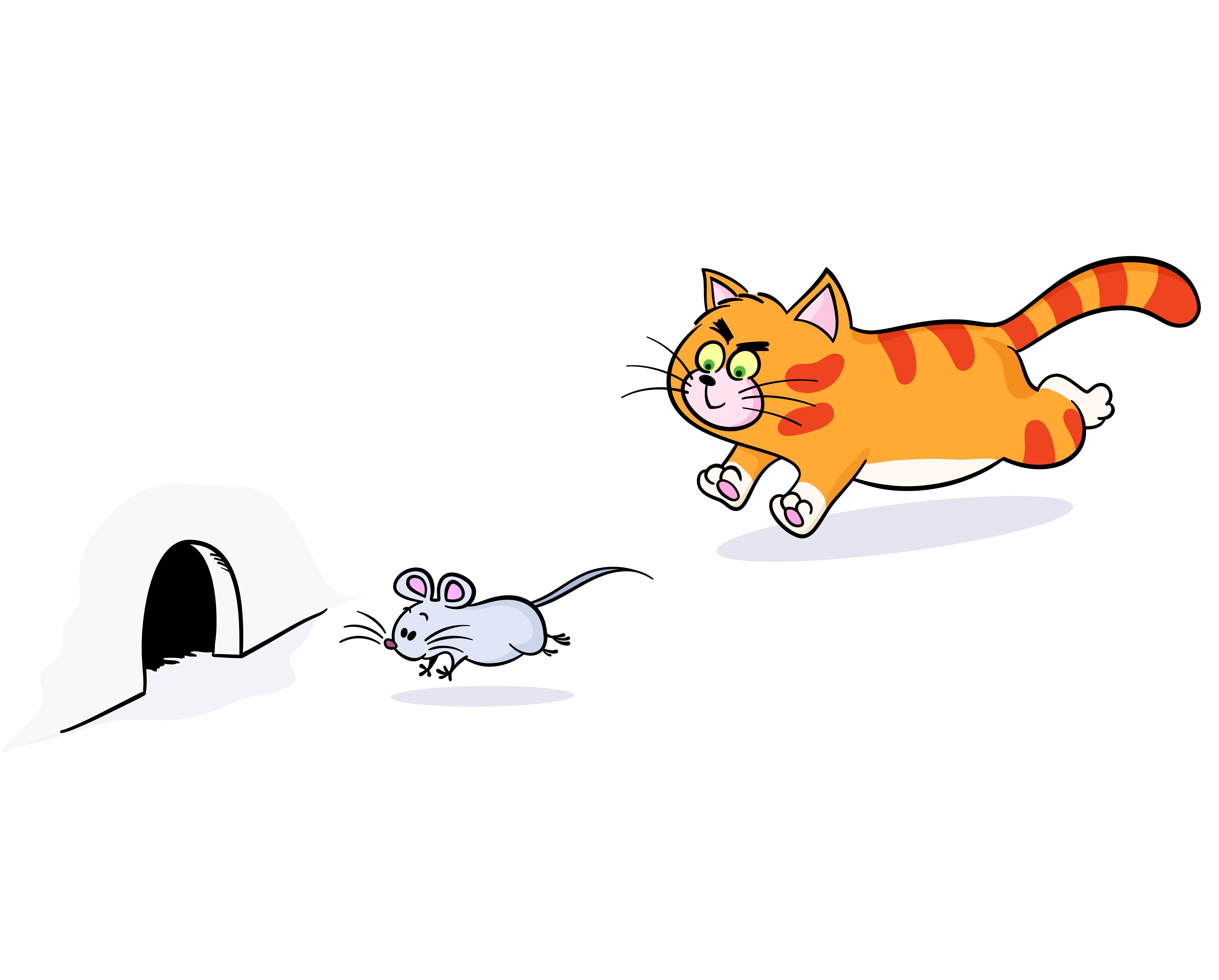 Кот в сапогах и мышь