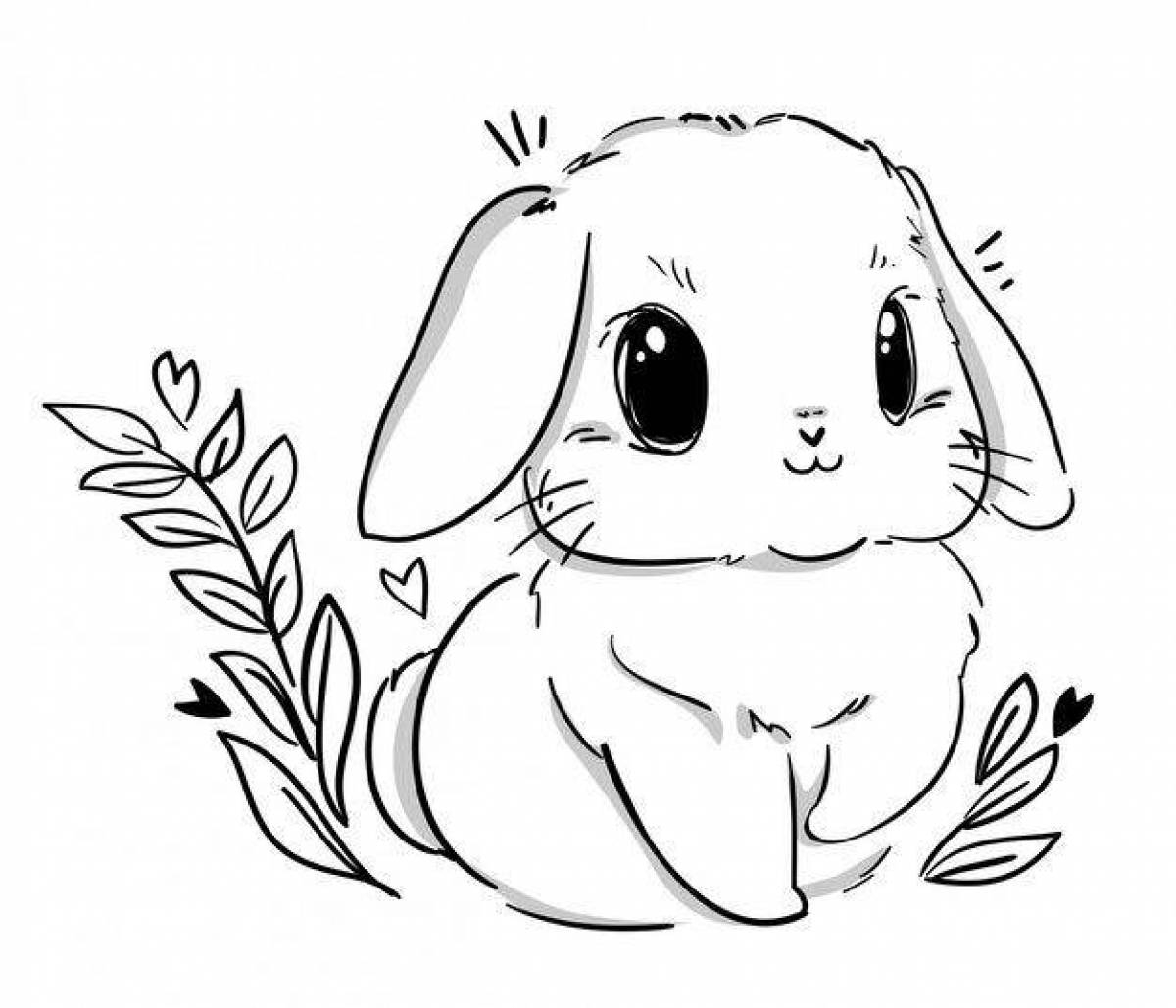 Мультяшный кролик рисунок карандашом - 64 фото