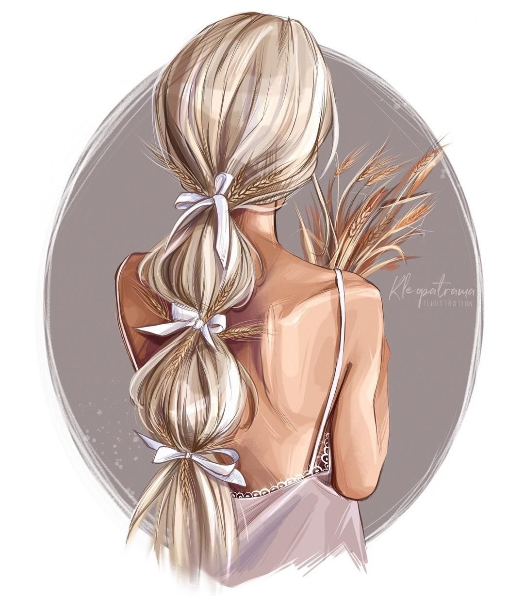 Девушка блондинка со спины с цветами: подборка картинок