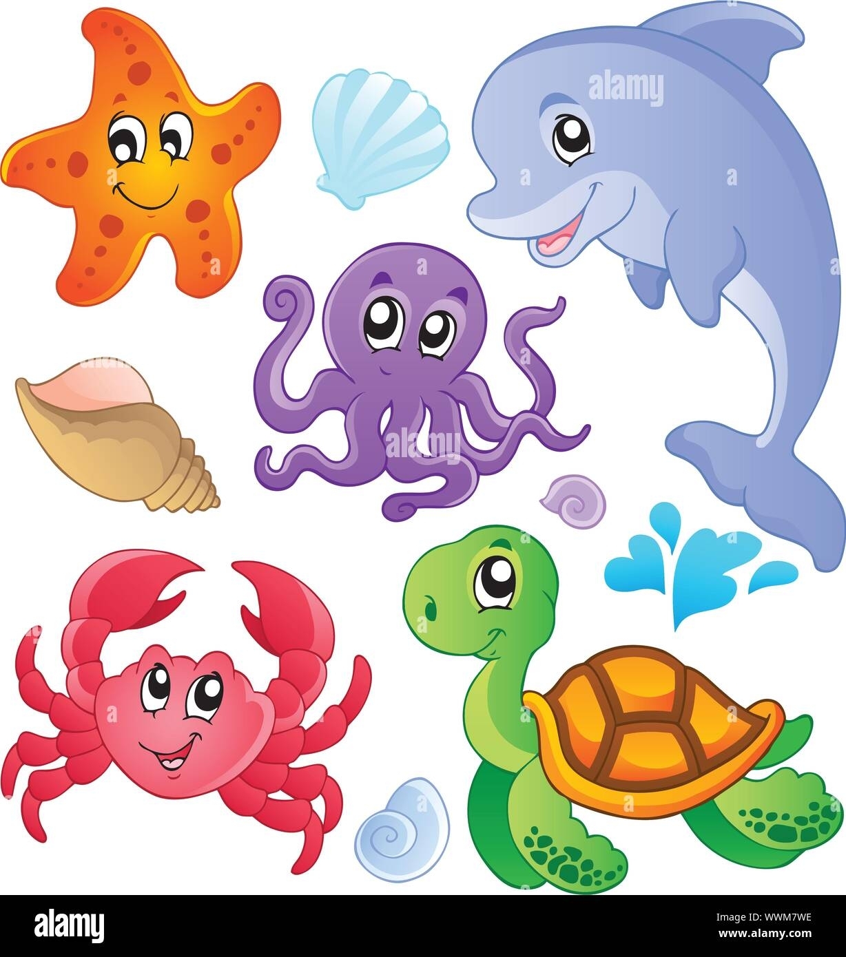 Животные морях для детей